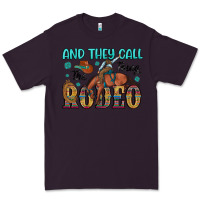 Plum and they call the thing rodeo Premium Tee - Artiststas
