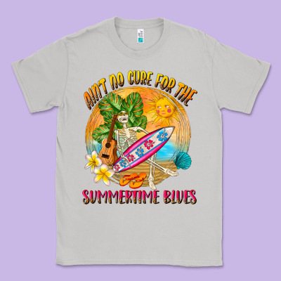 Ain't No Cure For The Summertime Blues Classic Tee Designed By Nancycooperartshop