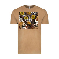 Vintage Camel western sunflowers and cowhide tumbler tbs Vintage Tee - TumblerDesignByShophia