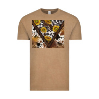 Vintage Coffee western sunflowers and cowhide tumbler tbs Vintage Tee - TumblerDesignByShophia