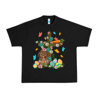 Black Western Rabbit with Cross Easter Day Urban Heavy Tee - HowdyJamesFarm