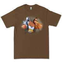Cacao Sneaker and heel afro woman Premium Tee - RanaPortraitStore