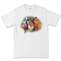 White Sneaker and heel afro woman Premium Tee - RanaPortraitStore