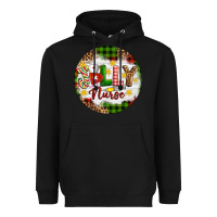 Black Christmas Jolly Nurse Heavyweight Hoodie - Artiststas