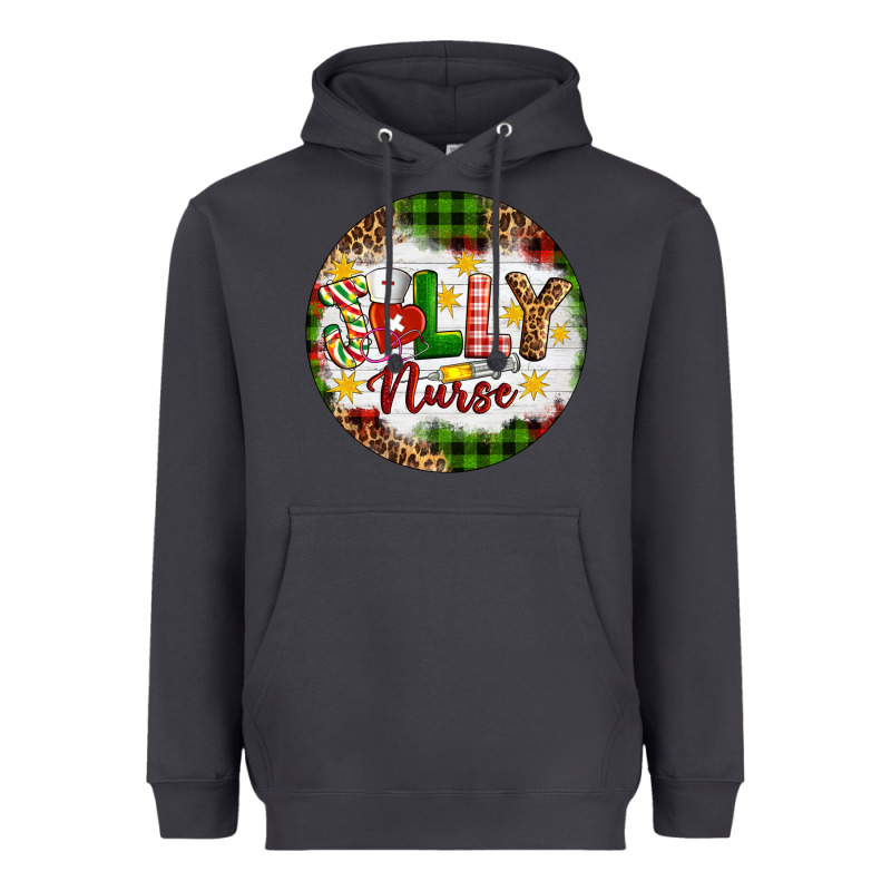 Christmas Jolly Nurse Heavyweight Hoodie by Artiststas | Teevron