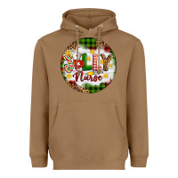 Toasted Coconut Christmas Jolly Nurse Heavyweight Hoodie - Artiststas