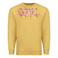 Antique Gold Girl balloon Premium Sweatshirt - Artiststas