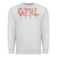 Dove Grey Girl balloon Premium Sweatshirt - Artiststas