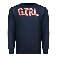 Navy Girl balloon Premium Sweatshirt - Artiststas