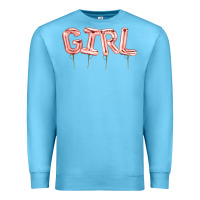 Ocean Blue Girl balloon Premium Sweatshirt - Artiststas