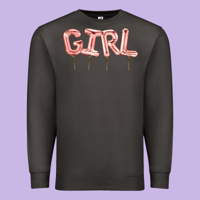 Girl Balloon Premium Sweatshirt Designed By Artiststas