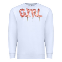 White Girl balloon Premium Sweatshirt - Artiststas