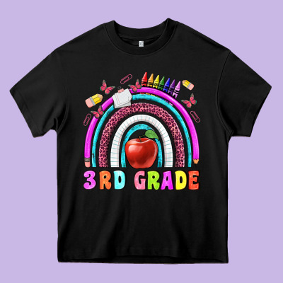 3 Rd Grade Heavy Core Tee Designed By Bundleandbundleshop