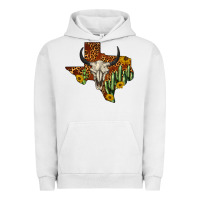 Pigment Lunar Rock bull skull texas map western Urban Hoodie - BarkalooDesign