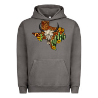 Pigment Tornado bull skull texas map western Urban Hoodie - BarkalooDesign