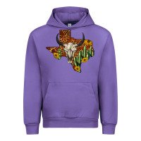 Tulip bull skull texas map western Urban Hoodie - BarkalooDesign