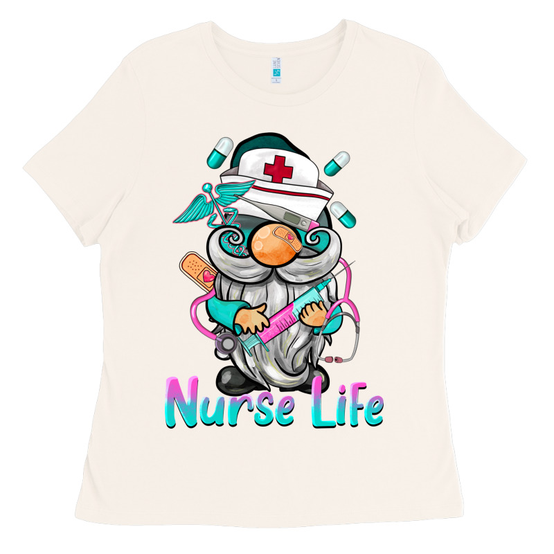 Nurse Life  Gnome Ladies Tee by BarkalooDesign | Teevron