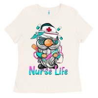 Bone nurse life  gnome Ladies Tee - BarkalooDesign