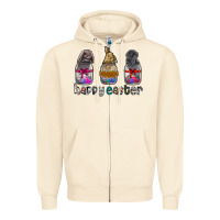 Sandshell Happy Easter Zipper Hoodie - CowhideDigitalArt