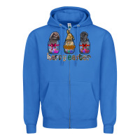 True Royal Happy Easter Zipper Hoodie - CowhideDigitalArt