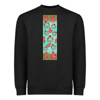 Black american football with lightning bolt  pen wrap Heavyweight Sweatshirt - BundleAndBundleShop