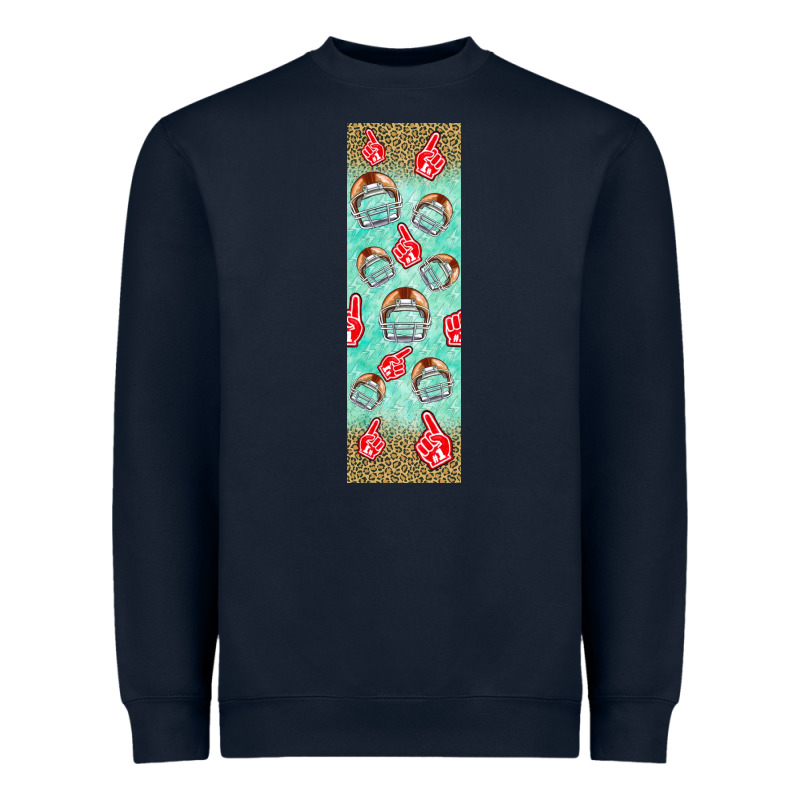 American Football With Lightning Bolt  Pen Wrap Heavyweight Sweatshirt by BundleAndBundleShop | Teevron