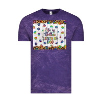 Cloud Purple life is better with a dog tumbler tbs Vintage Tee - TumblerDesignByShophia