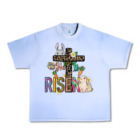 Grape Ice He is risen Easter Day Urban Heavy Tee - HowdyJamesFarm