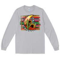 Moon Dust turquoise desert moon serape background Long Sleeve Tee - Jasminsmagicworld