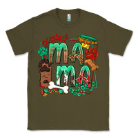 Army Green Dog Mama Classic Tee - texasbilliewilder