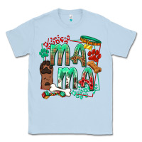 Dusty Blue Dog Mama Classic Tee - texasbilliewilder