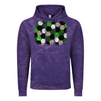 Cloud Purple Soccer leopard glitter background Vintage Hoodie - HowdyJamesFarm