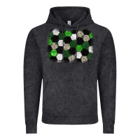 Vintage Black Soccer leopard glitter background Vintage Hoodie - HowdyJamesFarm