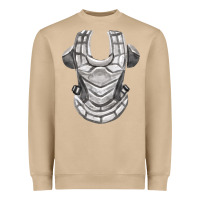 Mushroom Chest Protector Fa Element Heavyweight Sweatshirt - FaDigitalArtStudio