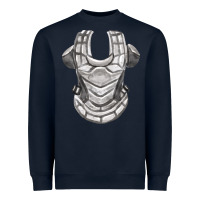 Navy Chest Protector Fa Element Heavyweight Sweatshirt - FaDigitalArtStudio