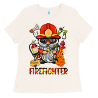 Bone firefighter gnome Ladies Tee - BarkalooDesign