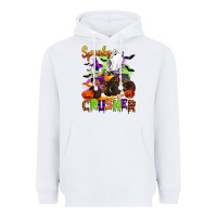 White spooky cruhser with monster truck Heavyweight Hoodie - Artiststas