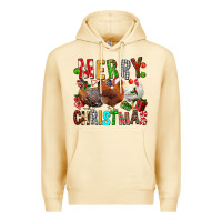 Pina Colada Merry christmas chickens Premium Hoodie - FaDigitalArtStudio