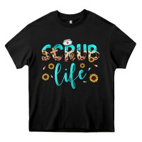 Black scrub life Heavy Core Tee - JahusDesignShop
