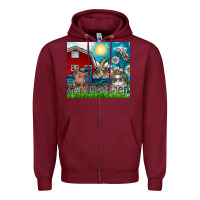 Burgundy happy easter Zipper Hoodie - CowhideDigitalArt