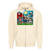 Sandshell happy easter Zipper Hoodie - CowhideDigitalArt