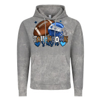 Cloud Rock Touchdown season American Football blue team color Vintage Hoodie - HowdyJamesFarm