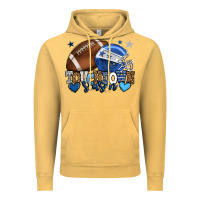 Vintage Mustard Touchdown season American Football blue team color Vintage Hoodie - HowdyJamesFarm