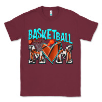 Burgundy Basketball Mom Classic Tee - NancyCooperArtShop