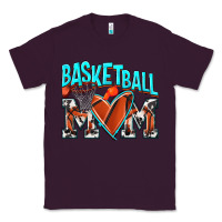 Plum Basketball Mom Classic Tee - NancyCooperArtShop