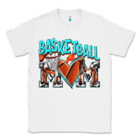 White Basketball Mom Classic Tee - NancyCooperArtShop
