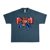 Midnight Navy bow Urban Heavy Tee - JahusDesignShop