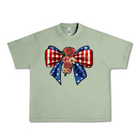 Oil Green bow Urban Heavy Tee - JahusDesignShop