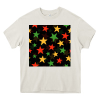 Cream african color stars seamless pattern Heavy Core Tee - BundleAndBundleShop
