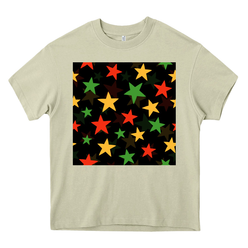African Color Stars Seamless Pattern Heavy Core Tee by BundleAndBundleShop | Teevron